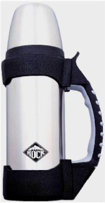 "The Rock" Beverage Bottle, Stainless-Steel, 1.1-Qt.